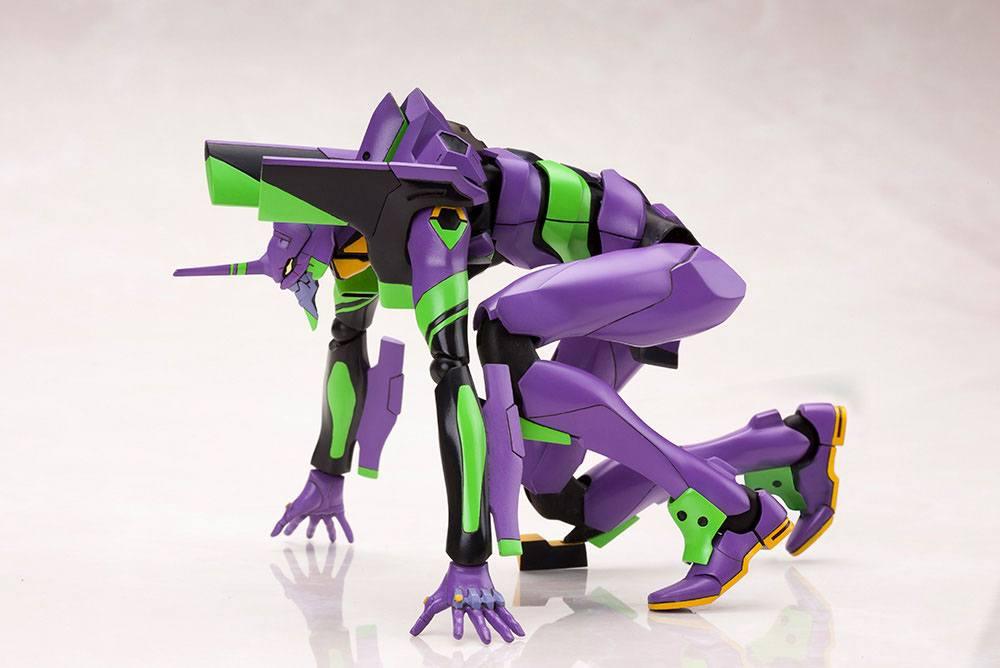 Evangelion: 3.0 + 1.0 Thrice Upon a Time Plastic Model Kit 1/400 Evangelion Test Type-01 with Spear of Cassius 19 cm Figmas Yokina