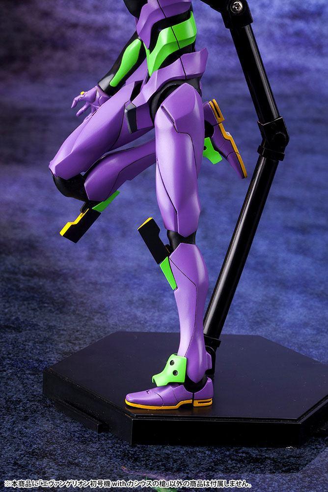 Evangelion: 3.0 + 1.0 Thrice Upon a Time Plastic Model Kit 1/400 Evangelion Test Type-01 with Spear of Cassius 19 cm Figmas Yokina