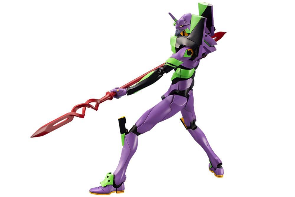 Evangelion: 3.0 + 1.0 Thrice Upon a Time Plastic Model Kit 1/400 Evangelion Test Type-01 with Spear of Cassius 19 cm Figmas Yokina