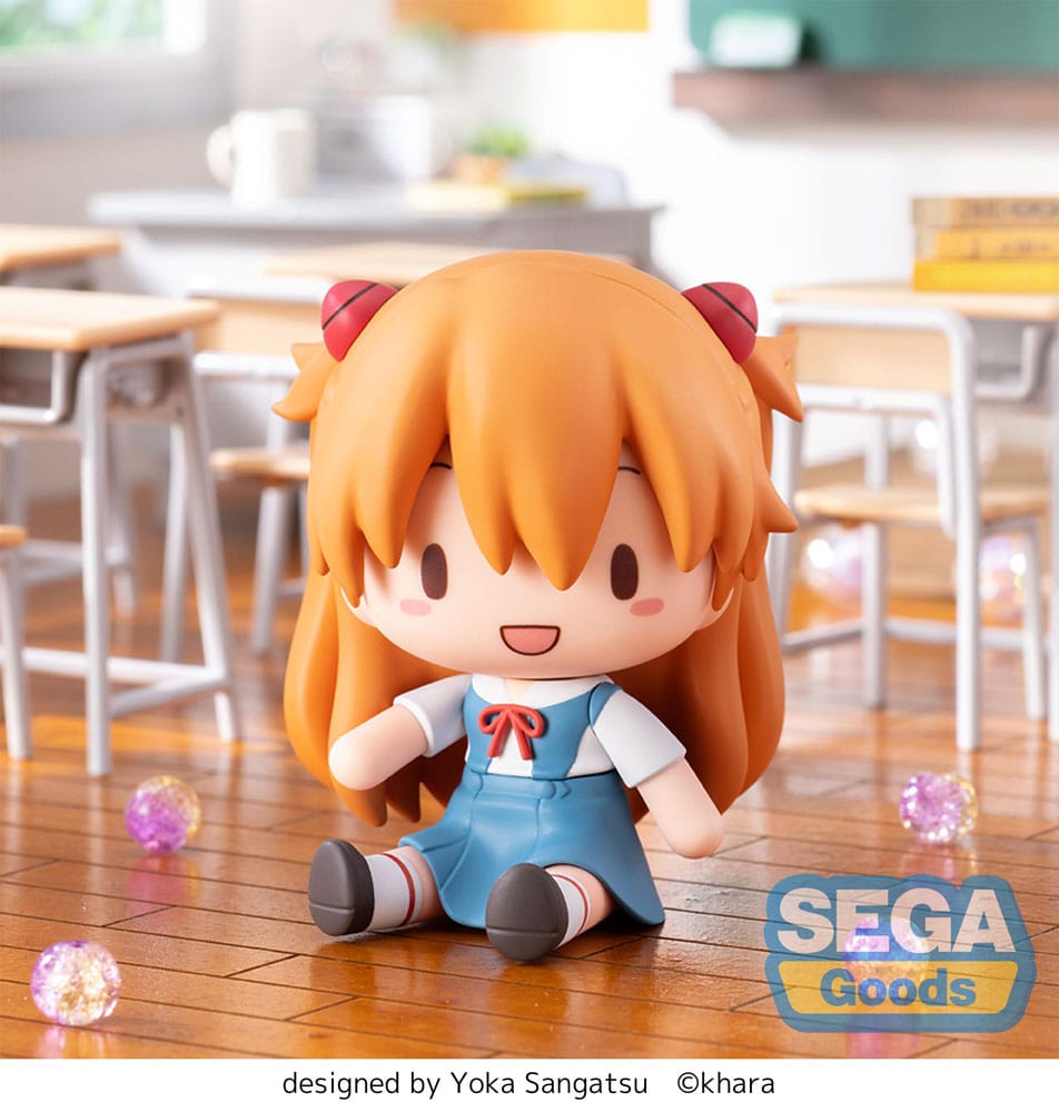 Evangelion: New Theatrical Edition Fuwa Petit Chibi Figur Asuka Shikinami Langley 8 cm Minifiguren Yokina