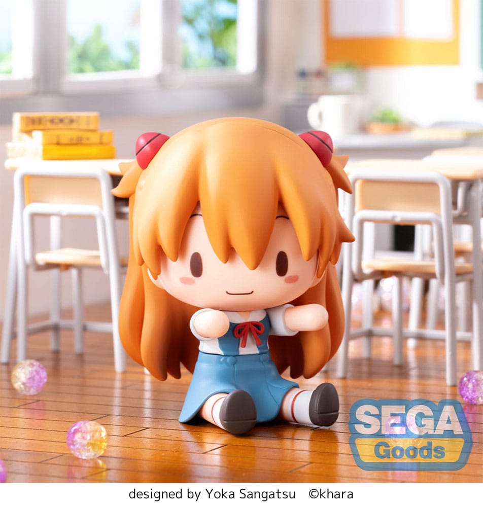 Evangelion: New Theatrical Edition Fuwa Petit Chibi Figur Asuka Shikinami Langley 8 cm Minifiguren Yokina