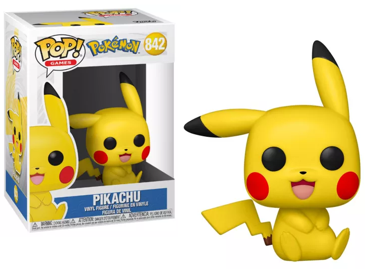 POKEMON - POP Games N° 842 - Pikachu (Sitting) Funko POP! Yokina