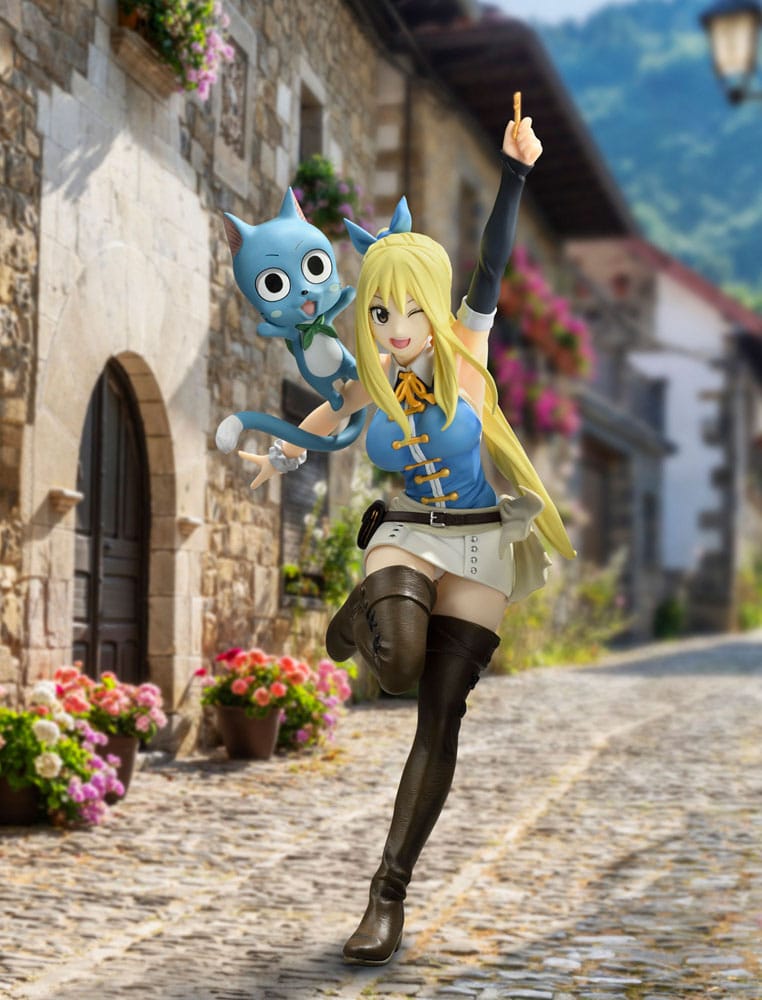Fairy Tail PVC Statue 1/6 Lucy Heartfilia Wink Ver. 23 cm Scalefiguren Yokina