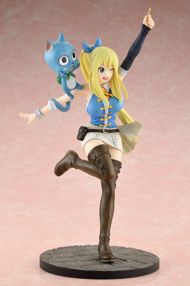 Fairy Tail PVC Statue 1/6 Lucy Heartfilia Wink Ver. 23 cm Scalefiguren Yokina