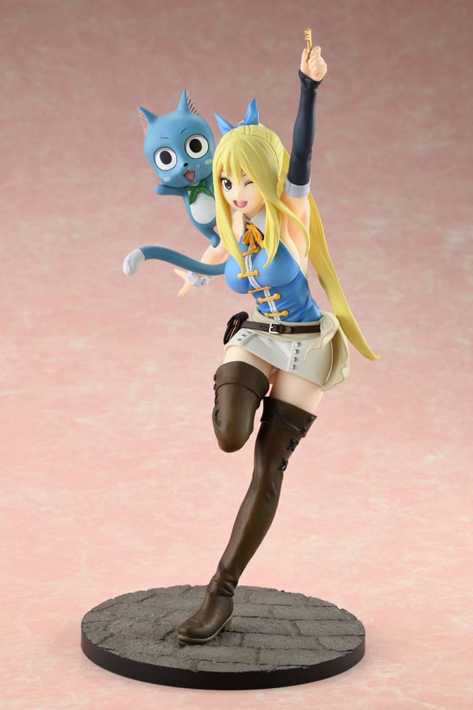 Fairy Tail PVC Statue 1/6 Lucy Heartfilia Wink Ver. 23 cm Scalefiguren Yokina