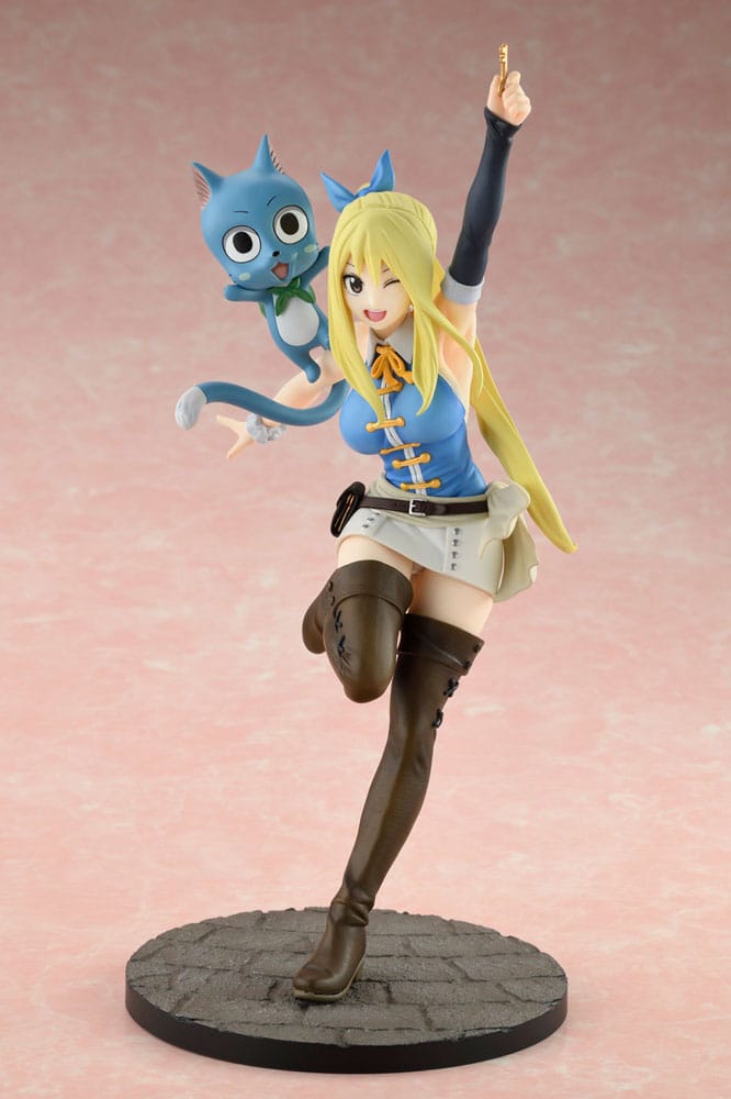 Fairy Tail PVC Statue 1/6 Lucy Heartfilia Wink Ver. 23 cm Scalefiguren Yokina