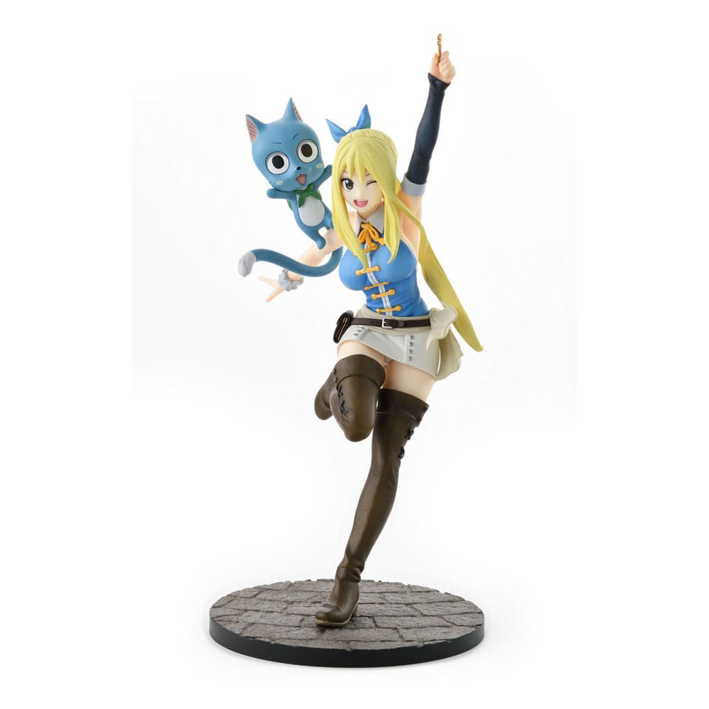 Fairy Tail PVC Statue 1/6 Lucy Heartfilia Wink Ver. 23 cm Scalefiguren Yokina