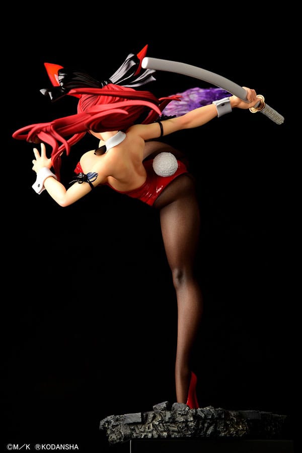 Fairy Tail Statue 1/6 Erza Scarlet High Kick Crimson Bunny Ver. 37 cm Scalefiguren Yokina
