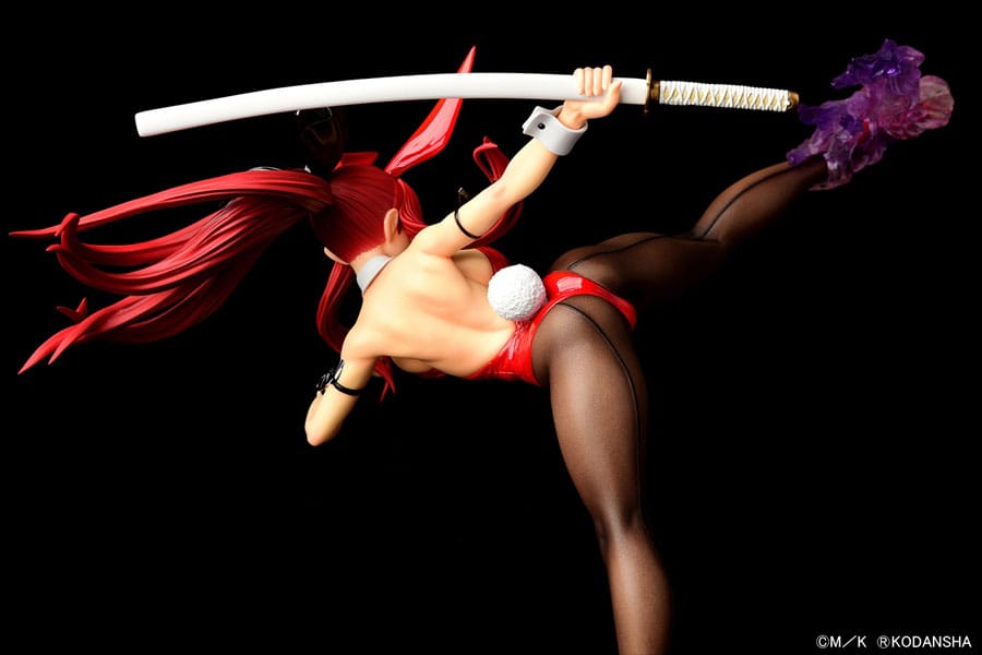 Fairy Tail Statue 1/6 Erza Scarlet High Kick Crimson Bunny Ver. 37 cm Scalefiguren Yokina
