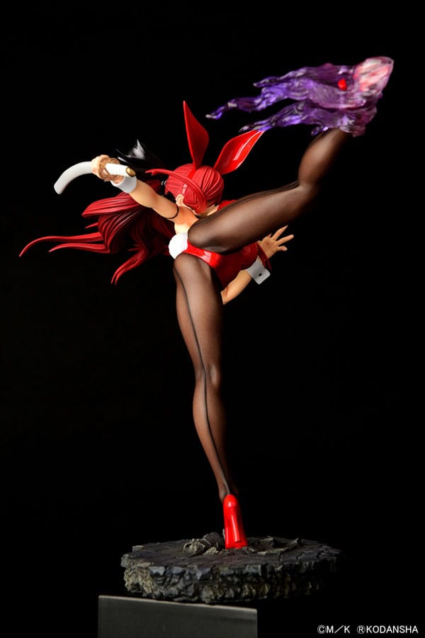 Fairy Tail Statue 1/6 Erza Scarlet High Kick Crimson Bunny Ver. 37 cm Scalefiguren Yokina