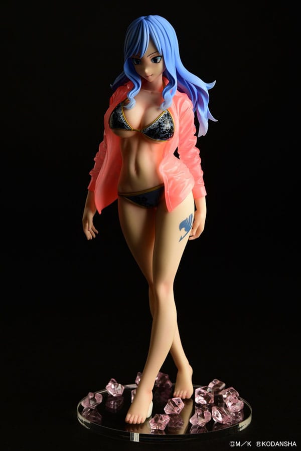 Fairy Tail Statue 1/6 Jubia Lokser Gravure_Stylesee-through wet shirt Black Bikini!! 25 cm Scalefiguren Yokina