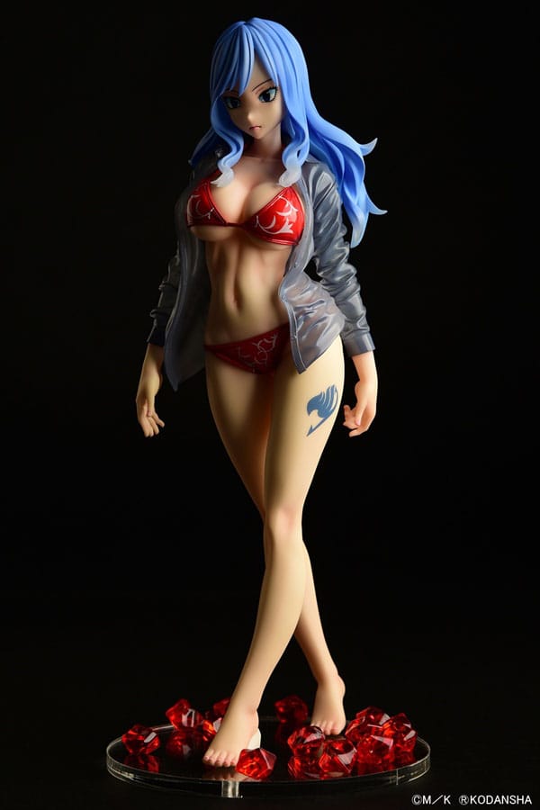 Fairy Tail Statue 1/6 Jubia Lokser Gravure_Stylesee-through wet shirt Red Bikini!! 25 cm Scalefiguren Yokina