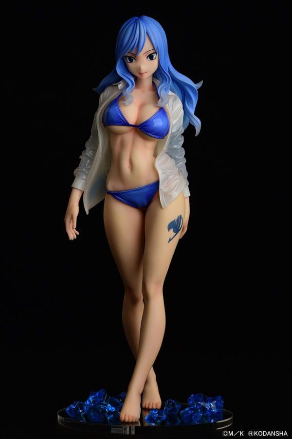 Fairy Tail Statue 1/6 Juvia Lockser Gravure Style see-through wet shirt 25 cm Scalefiguren Yokina