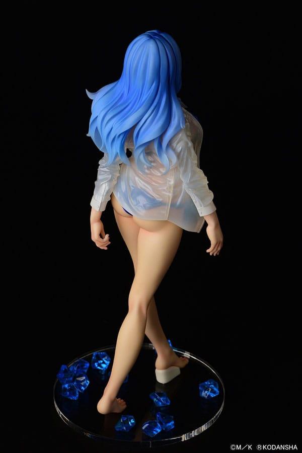 Fairy Tail Statue 1/6 Juvia Lockser Gravure Style see-through wet shirt 25 cm Scalefiguren Yokina