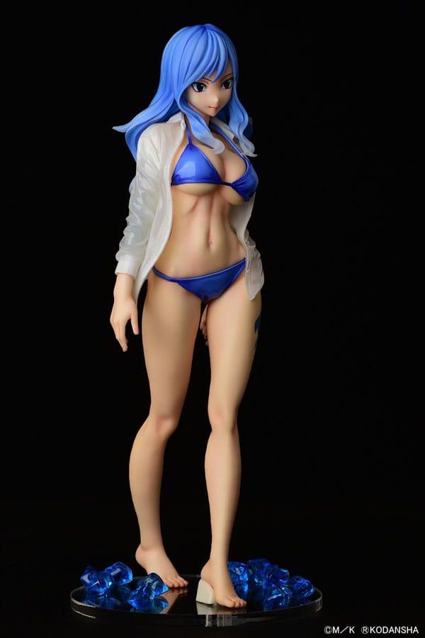 Fairy Tail Statue 1/6 Juvia Lockser Gravure Style see-through wet shirt 25 cm Scalefiguren Yokina