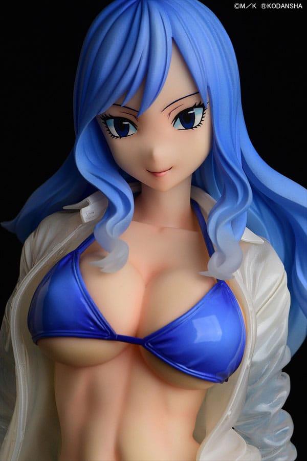 Fairy Tail Statue 1/6 Juvia Lockser Gravure Style see-through wet shirt 25 cm Scalefiguren Yokina