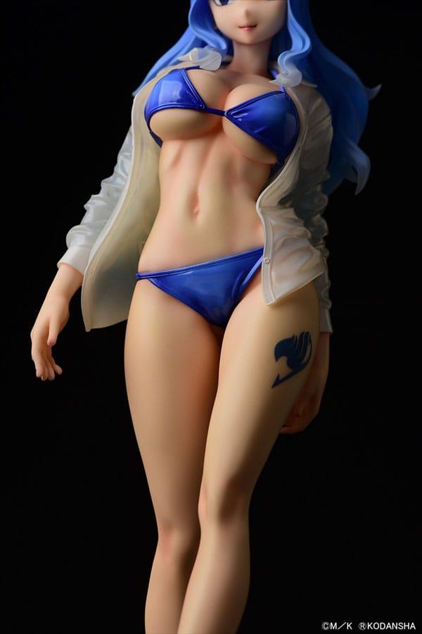 Fairy Tail Statue 1/6 Juvia Lockser Gravure Style see-through wet shirt 25 cm Scalefiguren Yokina