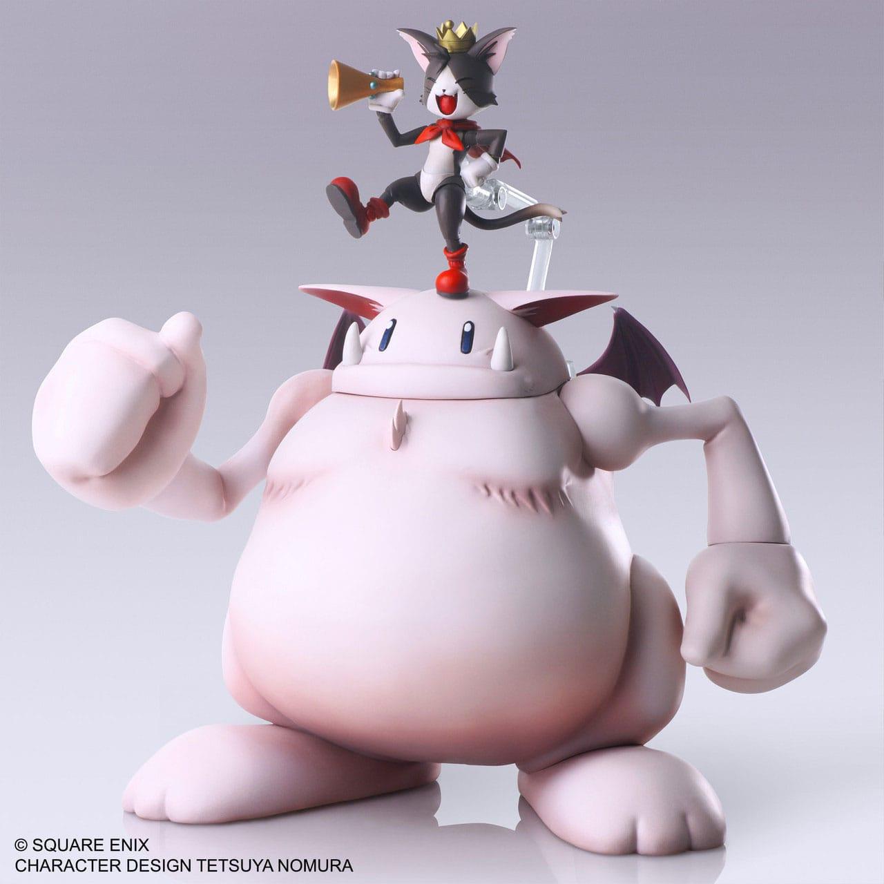 Final Fantasy VII Bring Arts Actionfiguren Set Cait Sith & Fat Moogle Figmas Yokina