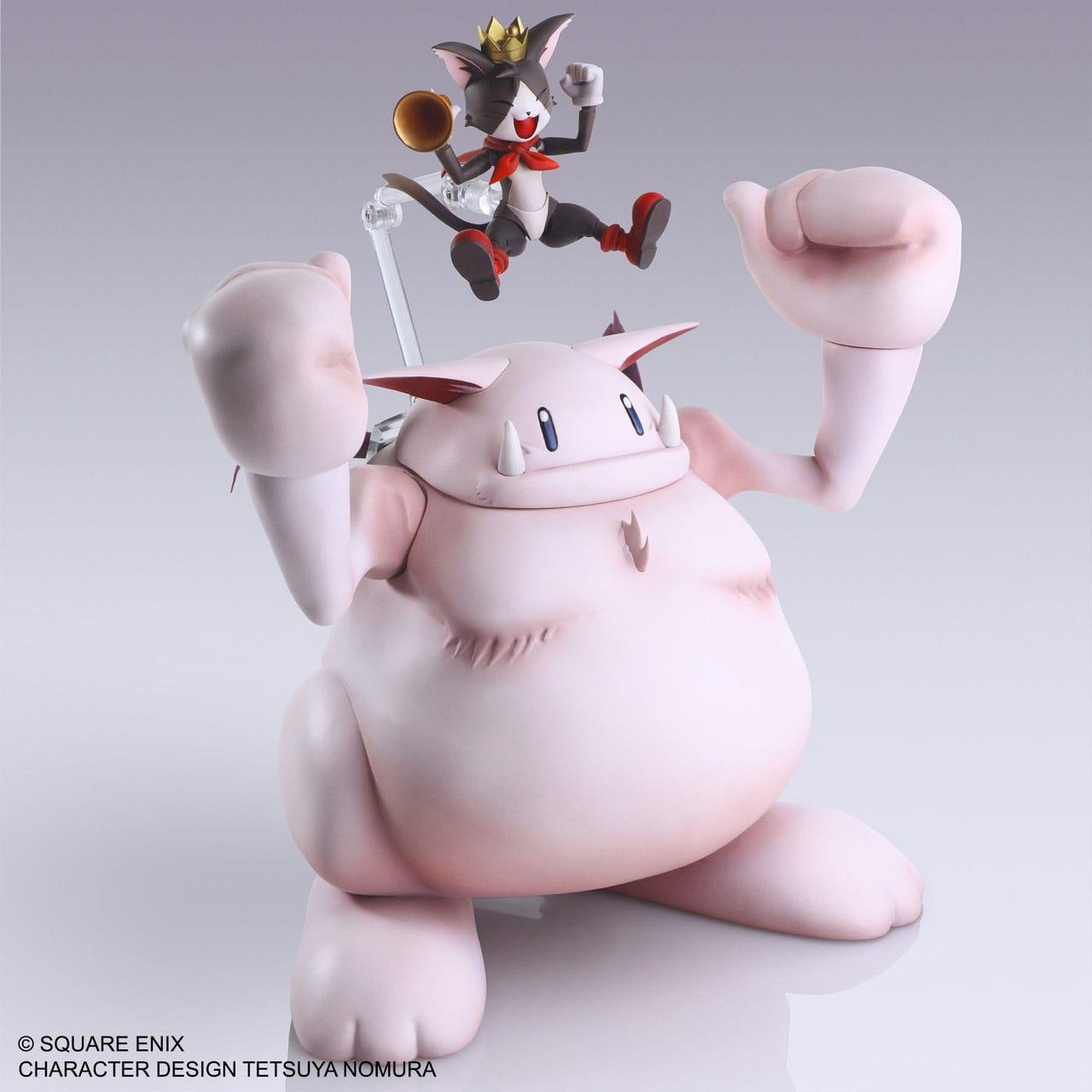 Final Fantasy VII Bring Arts Actionfiguren Set Cait Sith & Fat Moogle Figmas Yokina