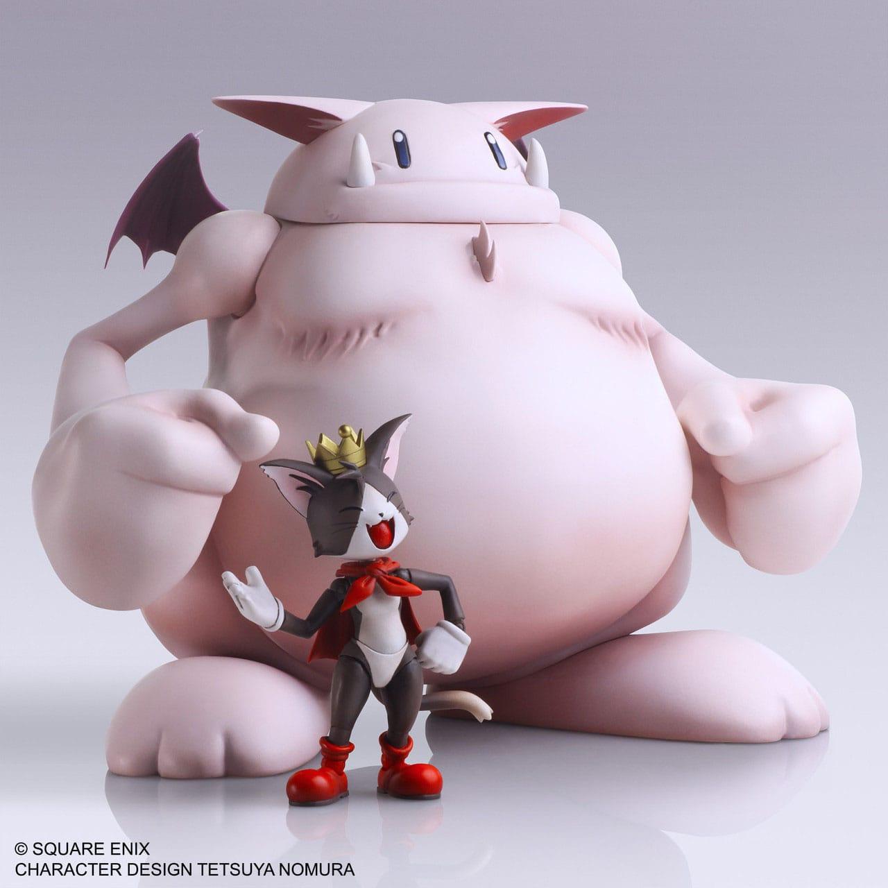Final Fantasy VII Bring Arts Actionfiguren Set Cait Sith & Fat Moogle Figmas Yokina