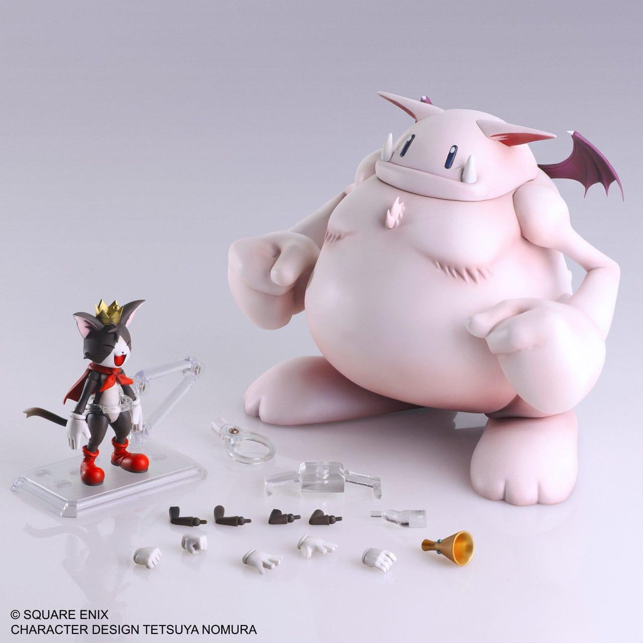 Final Fantasy VII Bring Arts Actionfiguren Set Cait Sith & Fat Moogle Figmas Yokina