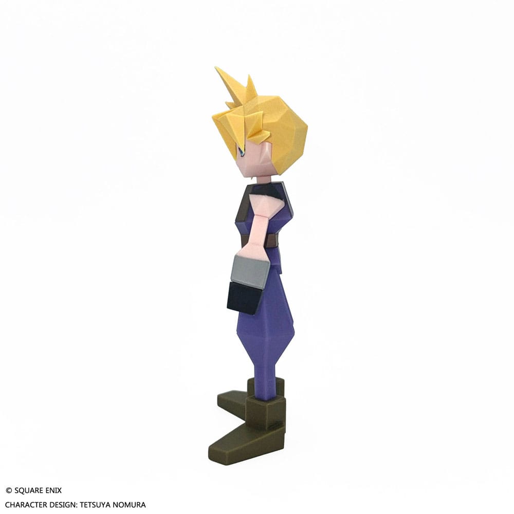 Final Fantasy VII Polygon Vinyl Figur Cloud Strife 15 cm Figmas Yokina