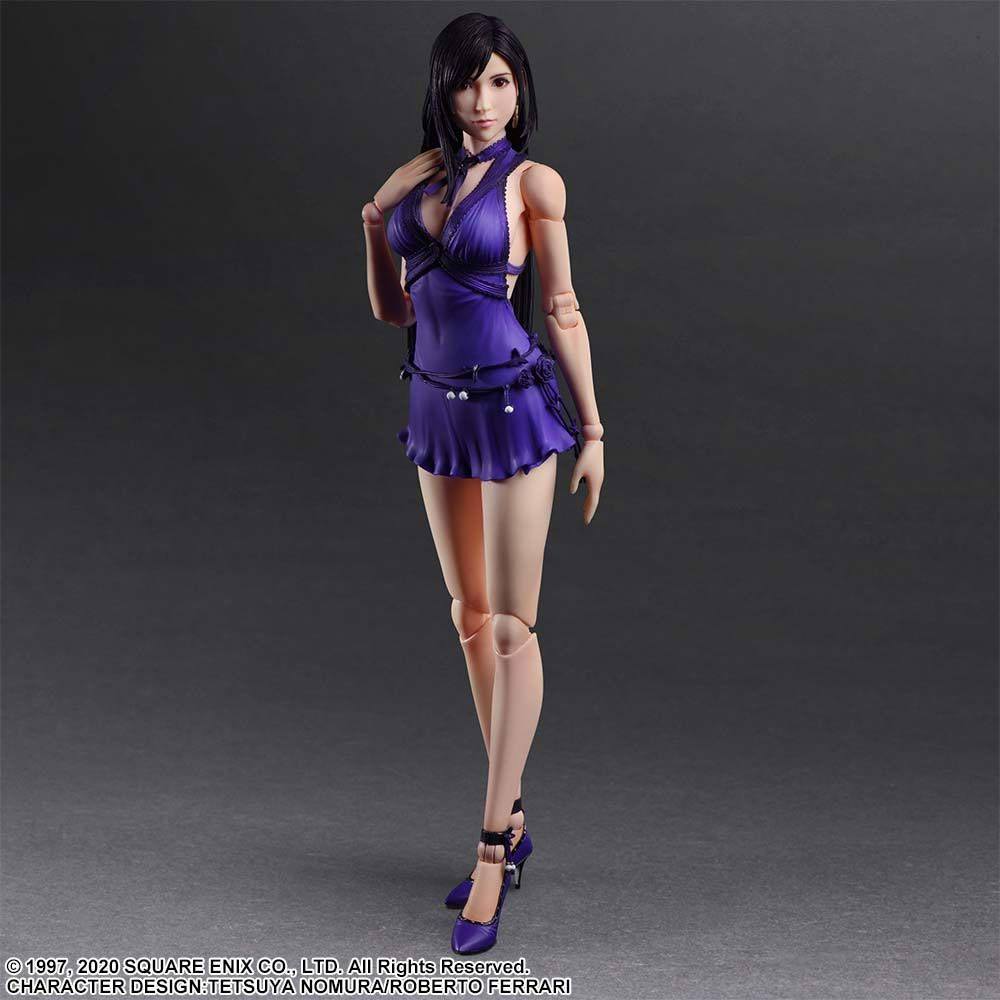 Final Fantasy VII Remake Play Arts Kai Actionfigur Tifa Lockhart Dress Ver. 25 cm Figmas Yokina