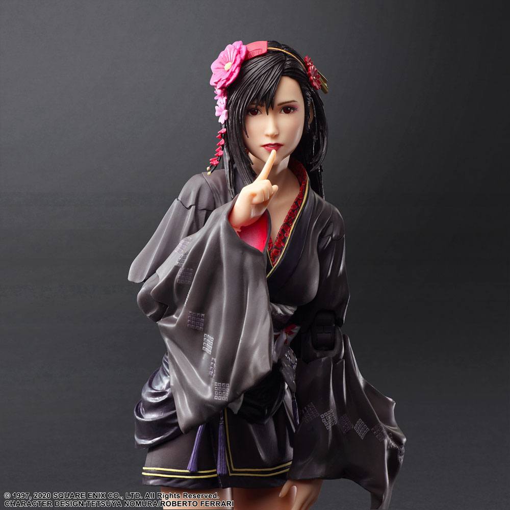 Final Fantasy VII Remake Play Arts Kai Actionfigur Tifa Lockhart Exotic Dress Ver. 25 cm Figmas Yokina