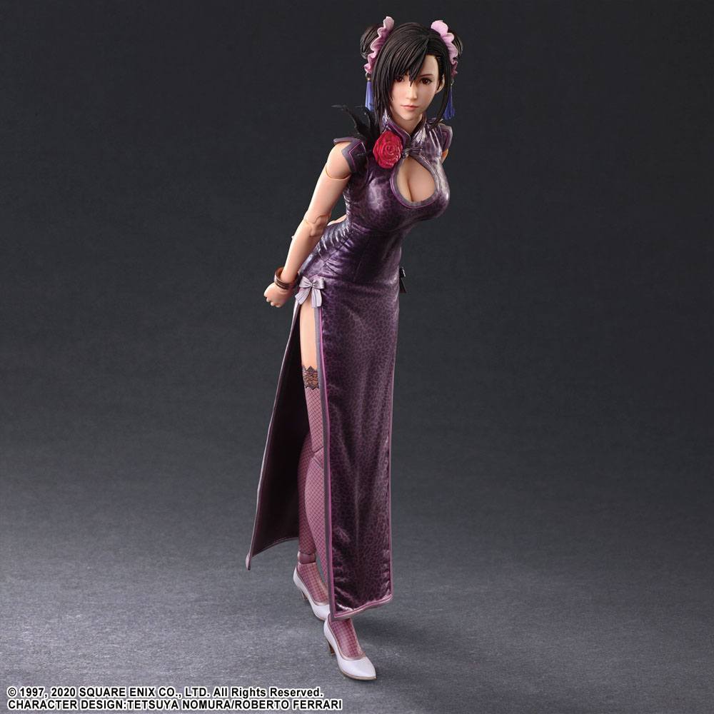 Final Fantasy VII Remake Play Arts Kai Actionfigur Tifa Lockhart Sporty Dress Ver. 25 cm Figmas Yokina