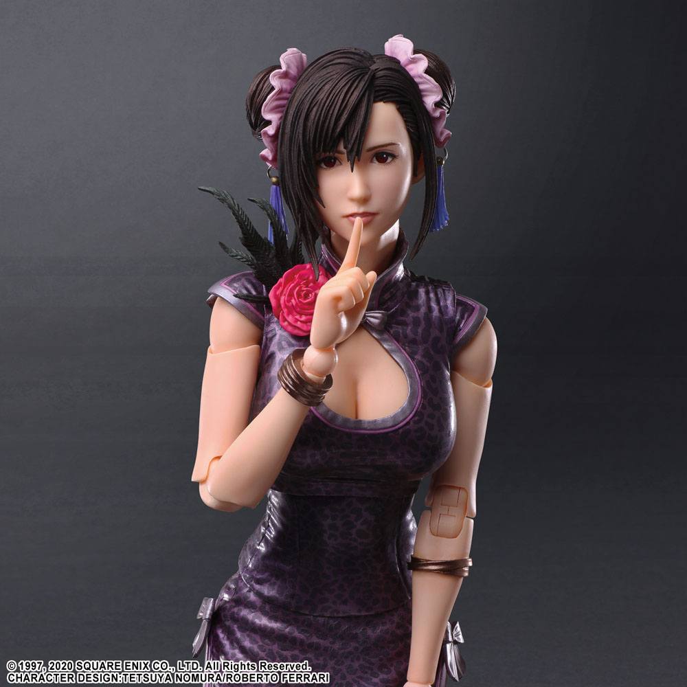 Final Fantasy VII Remake Play Arts Kai Actionfigur Tifa Lockhart Sporty Dress Ver. 25 cm Figmas Yokina