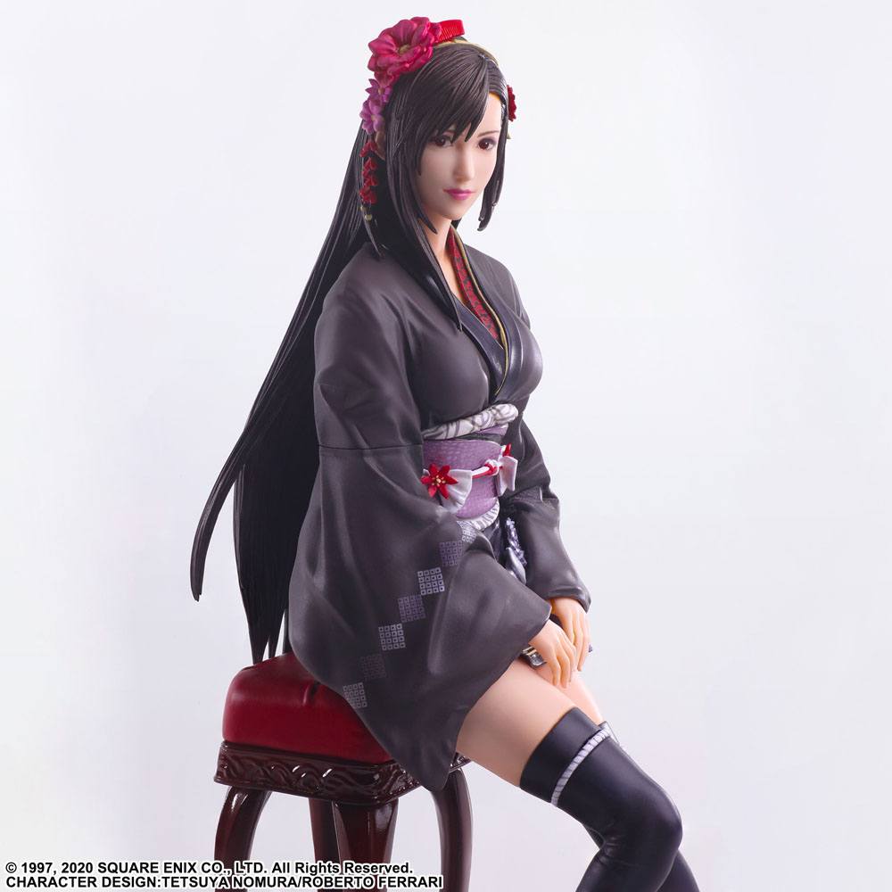 Final Fantasy VII Remake Static Arts Gallery Statue Tifa Lockhart Exotic Dress Ver. 23 cm Prizefiguren Yokina