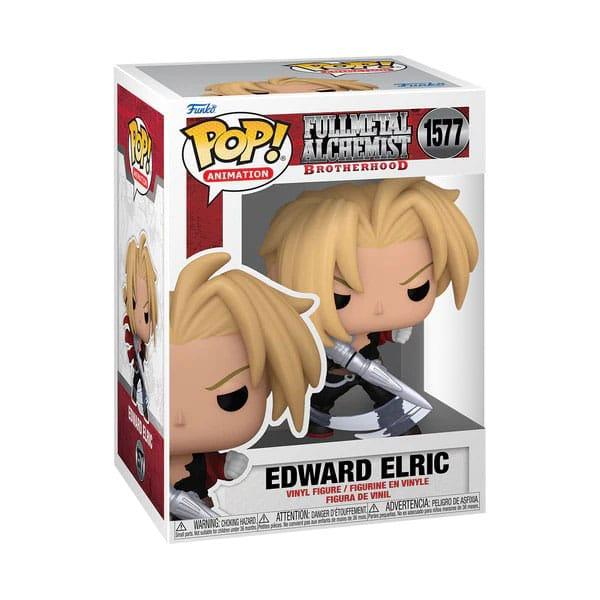 Fullmetal Alchemist Brotherhood POP! Animation Vinyl Figur E Elric w/Blade 9 cm Funko POP! Yokina