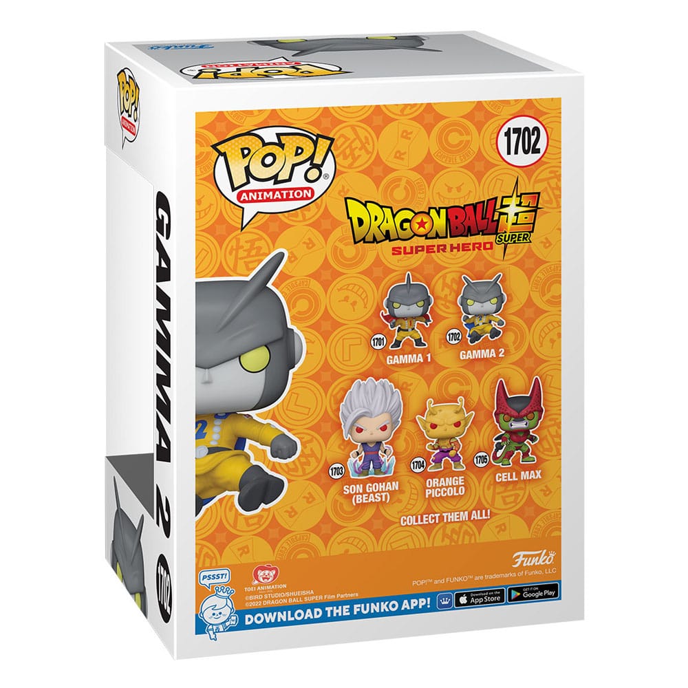 Gamma 2 Super Hero POP! Animation Vinyl Figur 9 cm Dragon Ball Super Funko POP! Yokina