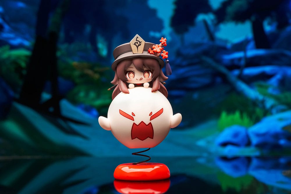 Genshin Impact PVC Statue Hu Tao Chibi Chara Yurayura Stand Ver. (re-run) 10 cm Minifiguren Yokina