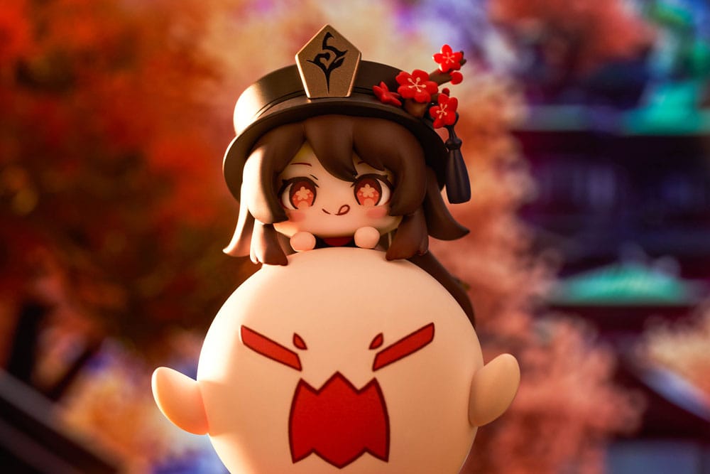 Genshin Impact PVC Statue Hu Tao Chibi Chara Yurayura Stand Ver. (re-run) 10 cm Minifiguren Yokina