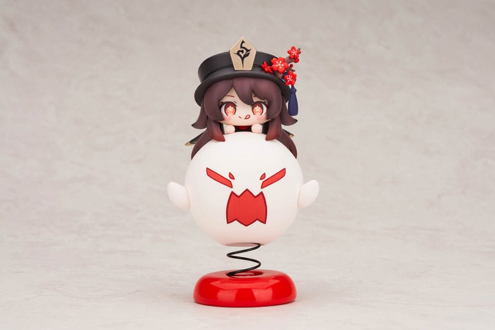 Genshin Impact PVC Statue Hu Tao Chibi Chara Yurayura Stand Ver. (re-run) 10 cm Minifiguren Yokina