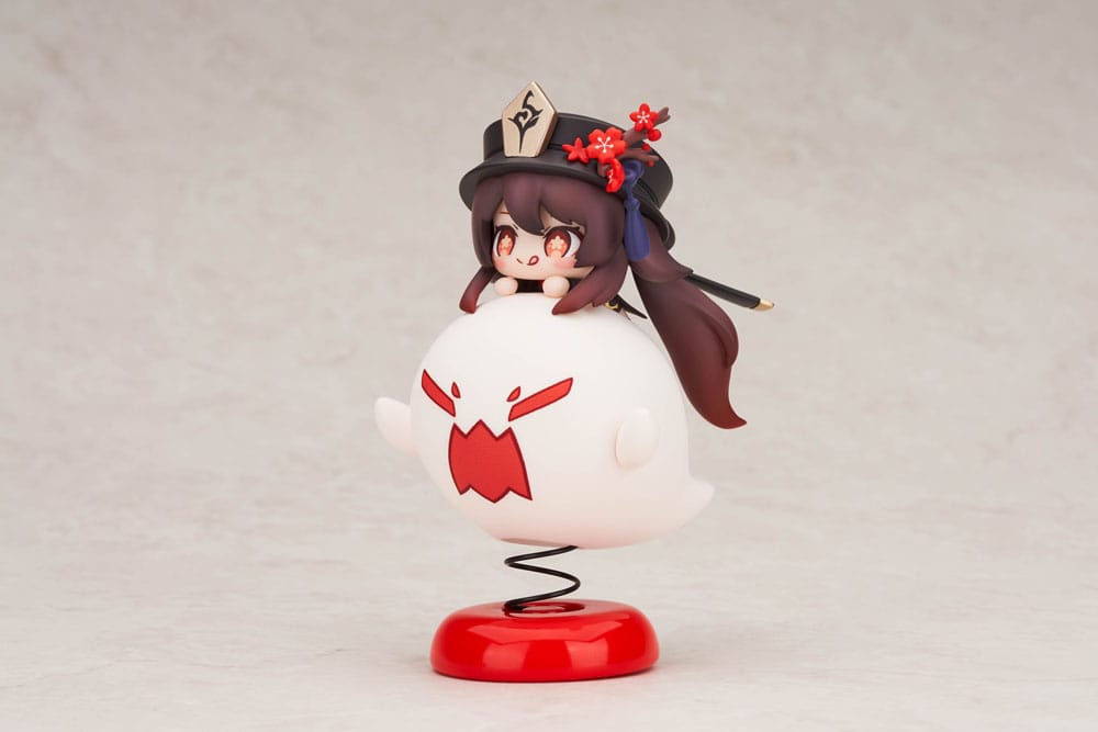 Genshin Impact PVC Statue Hu Tao Chibi Chara Yurayura Stand Ver. (re-run) 10 cm Minifiguren Yokina