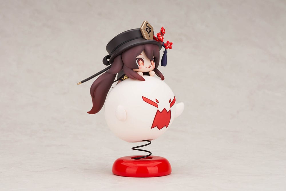 Genshin Impact PVC Statue Hu Tao Chibi Chara Yurayura Stand Ver. (re-run) 10 cm Minifiguren Yokina