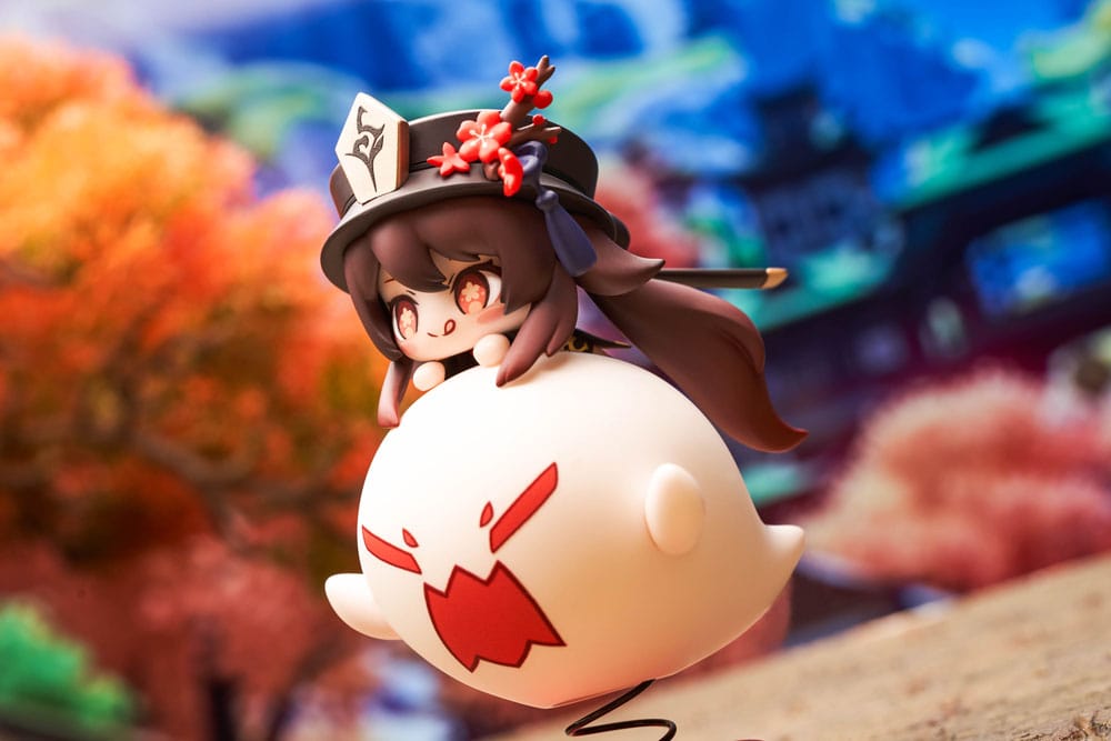 Genshin Impact PVC Statue Hu Tao Chibi Chara Yurayura Stand Ver. (re-run) 10 cm Minifiguren Yokina