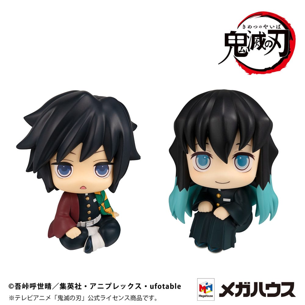 Giyu Tomioka Stupefied face Ver. & Muichiro Tokito Smile face Ver. Look Up 11 cm Demon Slayer: Kimetsu no Yaiba PVC Statue Minifiguren Yokina