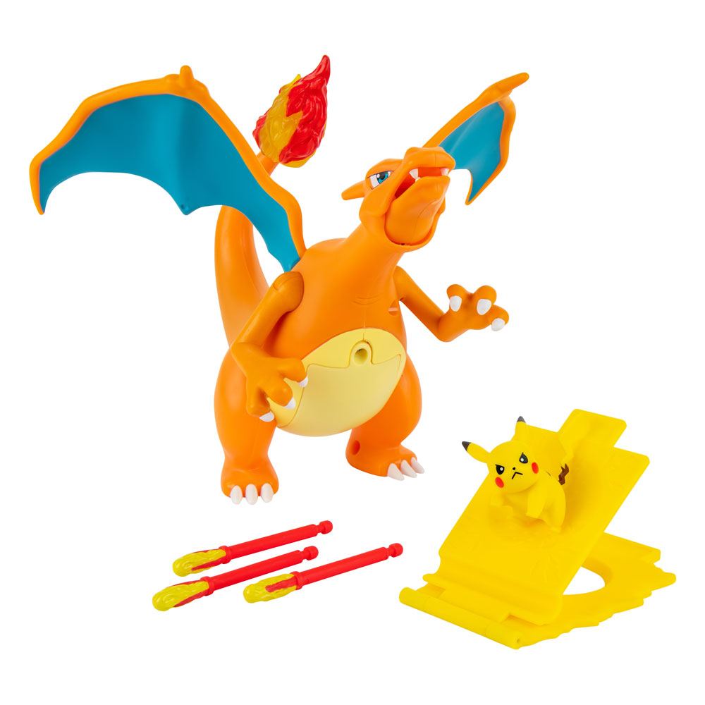 Glurak Interaktive Deluxe Actionfigur 15 cm Pokémon Figmas Yokina