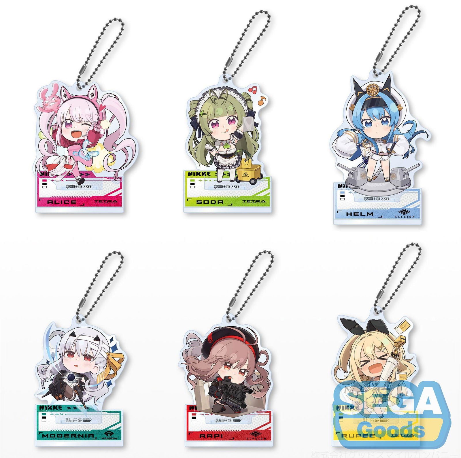 Goddess of Victory: NIKKE Schlüsselanhänger Acrylic Strap with Stand Vol.1 (6) Schlüsselanhänger Yokina