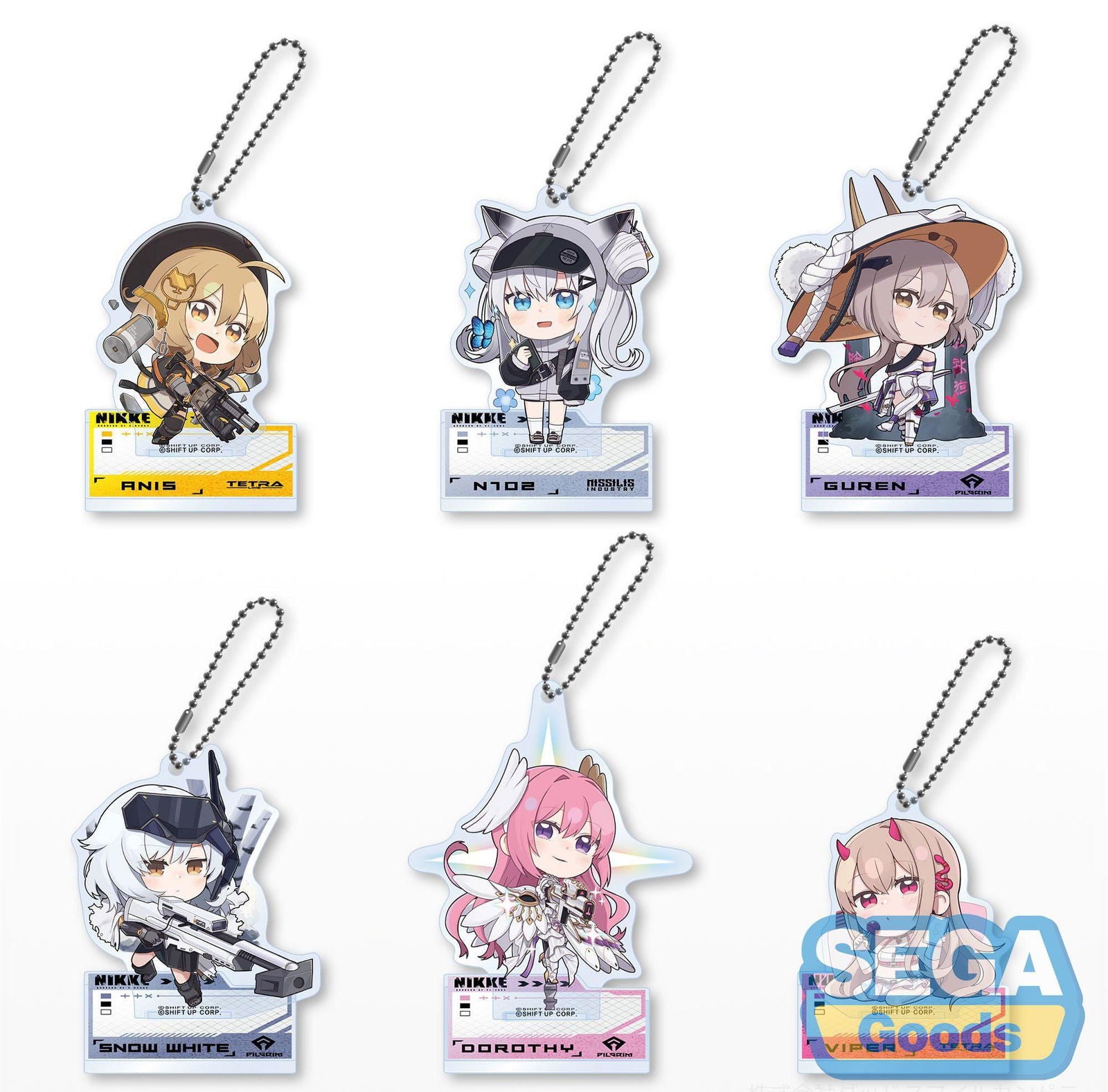 Goddess of Victory: NIKKE Schlüsselanhänger Acrylic Strap with Stand Vol.2 (6) Schlüsselanhänger Yokina