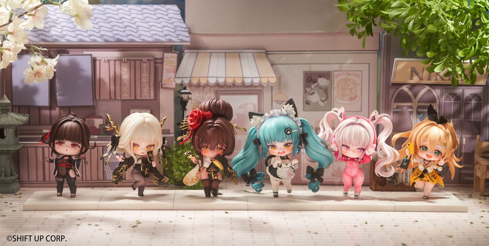 Goddess of Victory: Nikke SAC Series Mini-Figuren 6er-Pack Chibi 10 cm Minifiguren Yokina