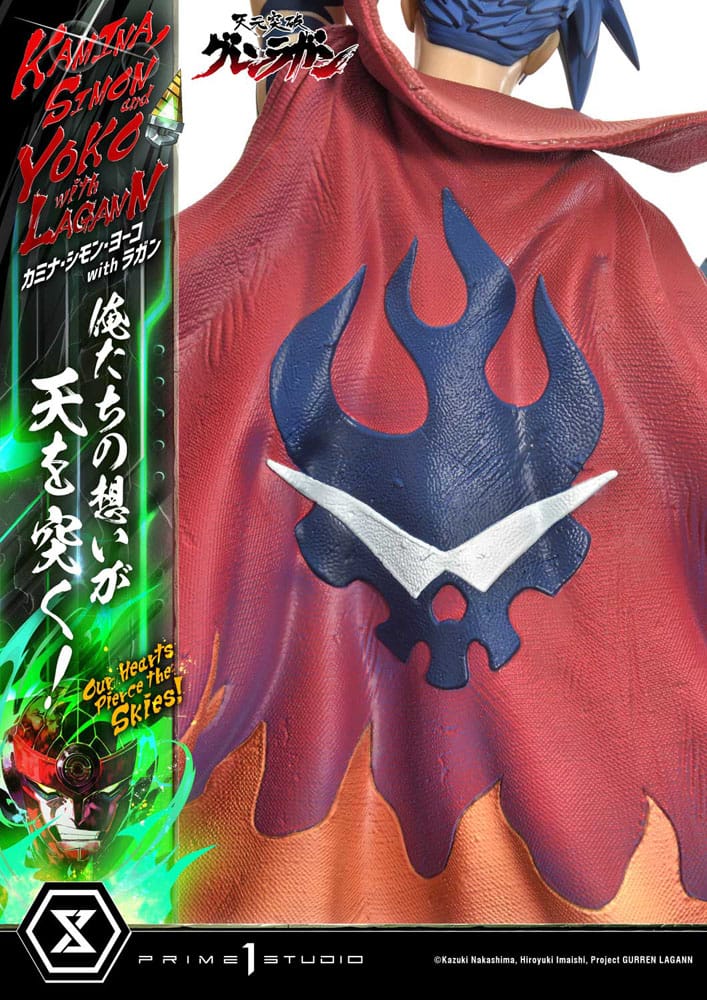 Gurren Lagann Ultimate Premium Masterline Series Statue 1/4 Kamina, Simon & Yoko with Lagann 97 cm Scalefiguren Yokina