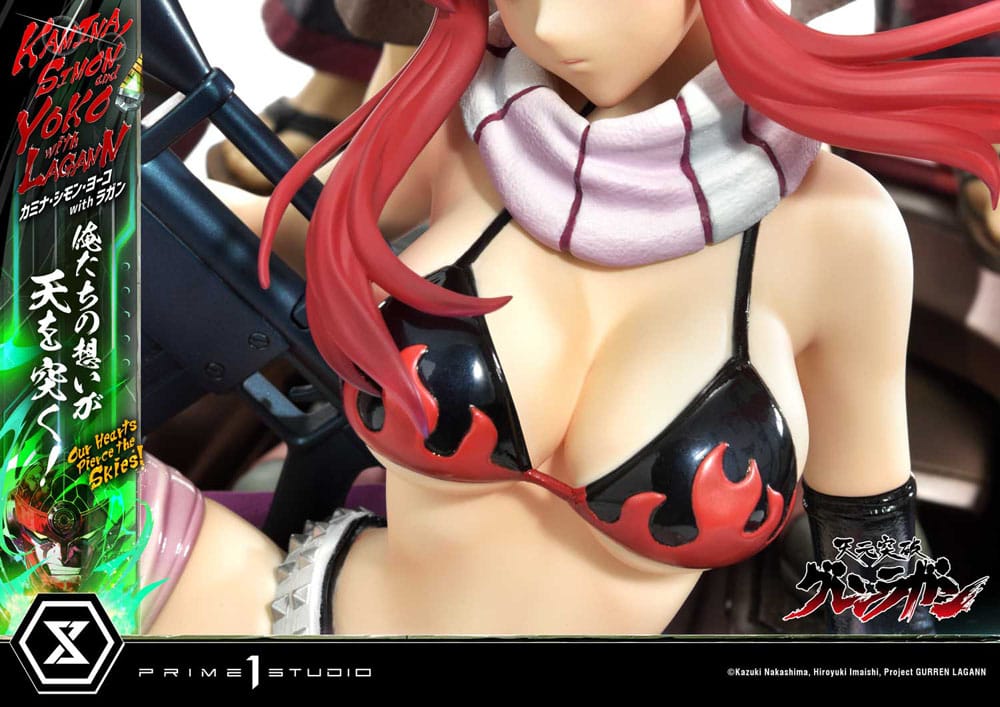 Gurren Lagann Ultimate Premium Masterline Series Statue 1/4 Kamina, Simon & Yoko with Lagann 97 cm - Scalefiguren - Yokina