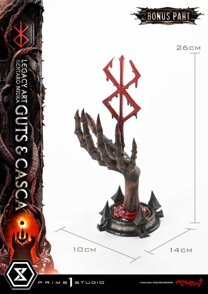 Guts & Casca Bonus Version Ultimate Legacy Art Kentaro Miura Statue 1/4 72 cm Berserk Scalefiguren Yokina