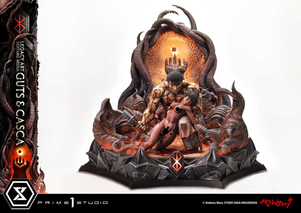 Guts & Casca Ultimate Legacy Art Kentaro Miura Statue 1/4 72 cm Berserk Scalefiguren Yokina