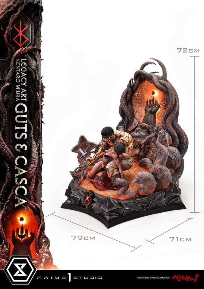 Guts & Casca Ultimate Legacy Art Kentaro Miura Statue 1/4 72 cm Berserk Scalefiguren Yokina