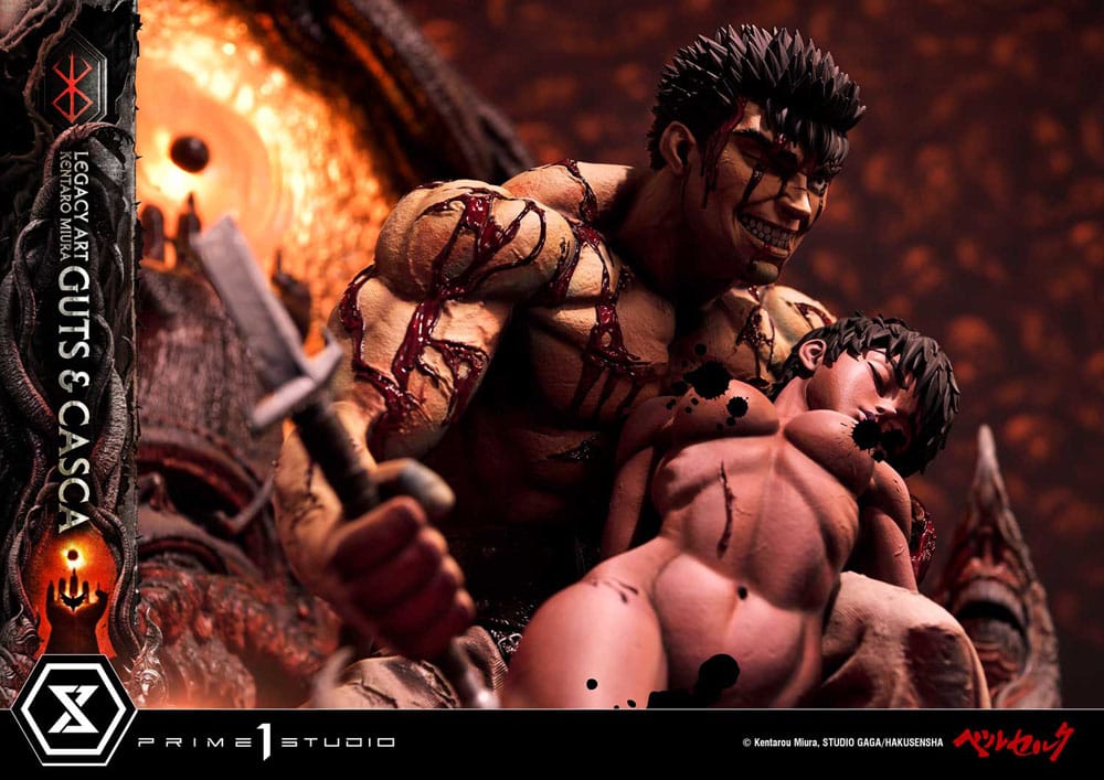 Guts & Casca Ultimate Legacy Art Kentaro Miura Statue 1/4 72 cm Berserk Scalefiguren Yokina